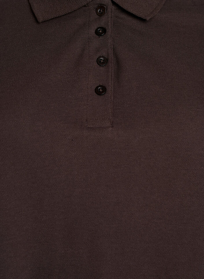 Polo shirt with short sleeves, Brown, Packshot image number 2