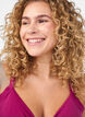 Swimsuit with underwire and ruched effect, Purple, Model image number 2