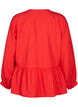 Blouse with bow and long sleeves, Red, Packshot image number 1