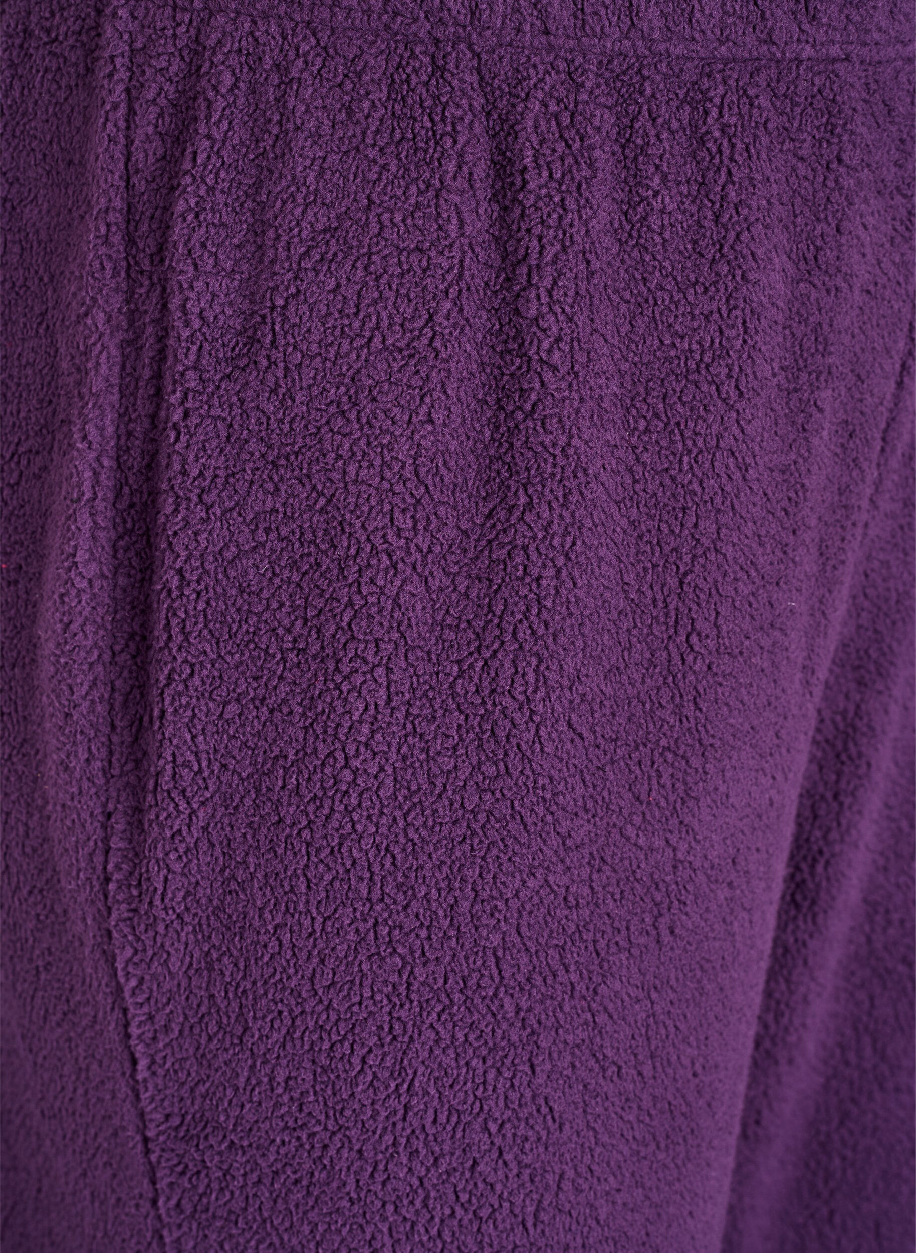 Zizzifashion High-waisted teddy fleece trousers, Purple, Packshot image number 2