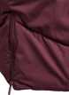 Long puffer coat with hood and pockets, Dark Bordeaux, Packshot image number 4