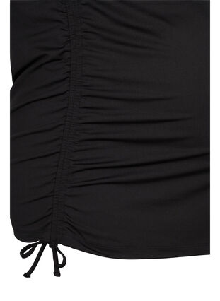 Maternity training blouse with 3/4 sleeves, Black, Packshot image number 3