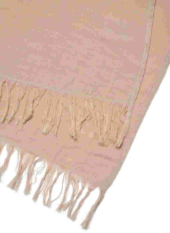 Cotton throw blanket, Light Taupe, Packshot image number 2