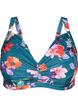 Printed bikini bra with underwire, Meave Print, Packshot image number 0