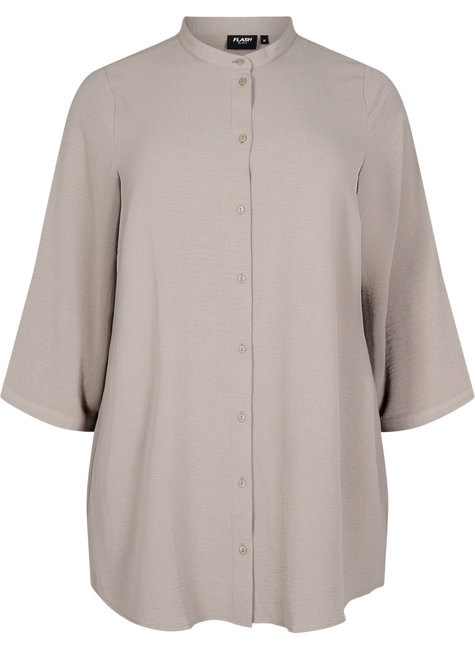 ZizzifashionTunic with 3/4 sleeves, Beige, Packshot image number 0