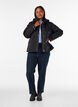 Padded parka with a detachable hood, Black, Model image number 1