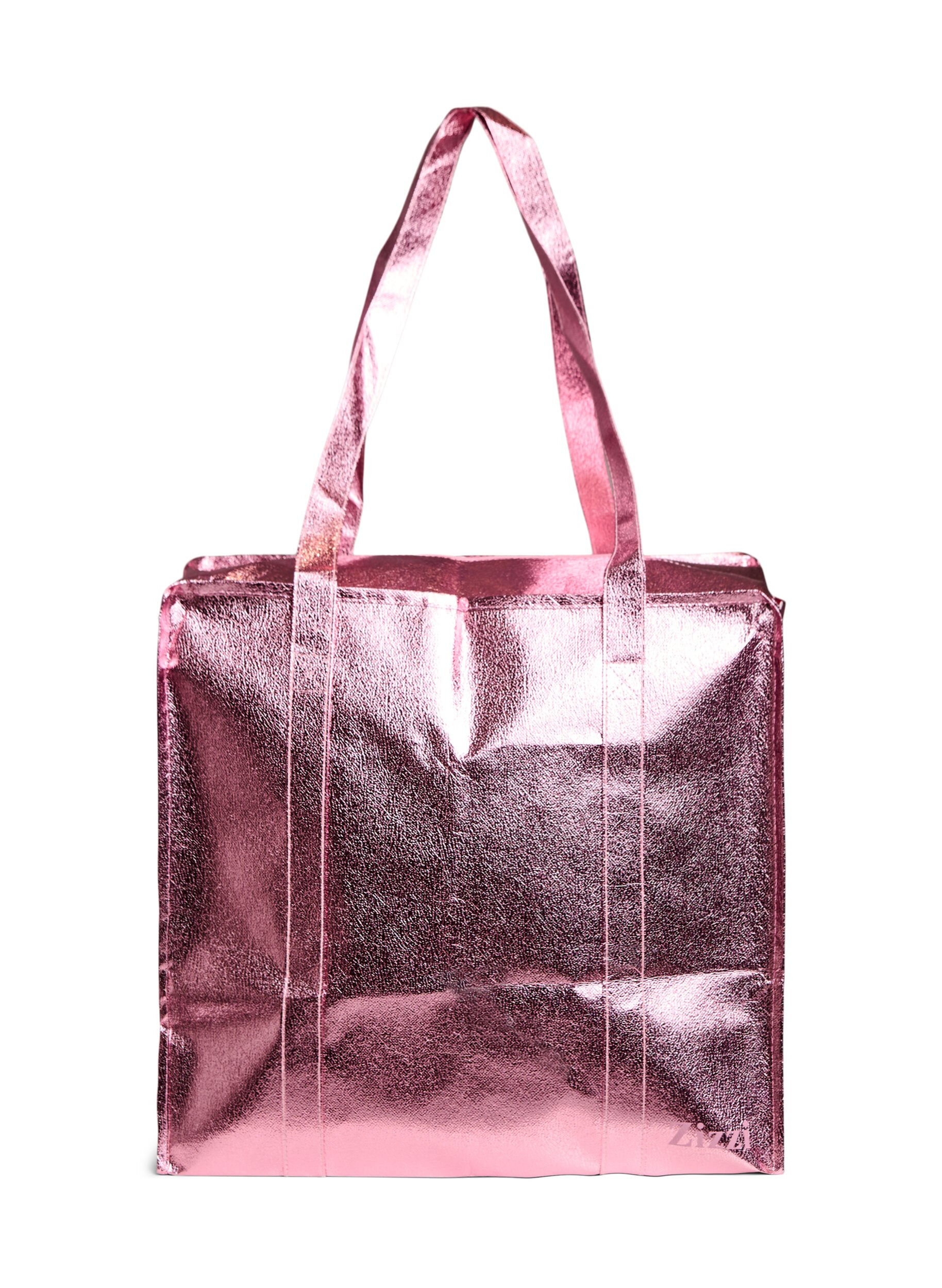 ZizzifashionShopping bag with zipper, Rose, Packshot image number 0