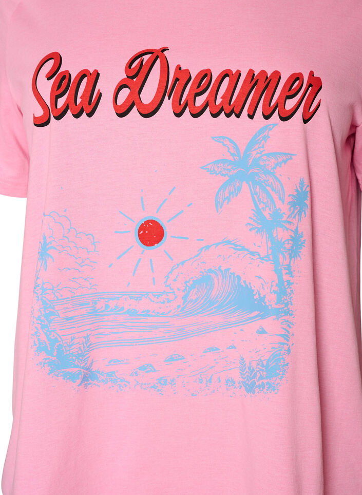 T-shirt with motif, Rose, Packshot image number 2