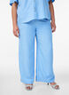 Loose trousers with elasticated waistband and pockets, Light Blue, Model image number 2
