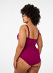 Padded swimsuit with draping, Red, Model image number 1