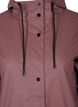 Rain jacket with hood and button fastening, Rose Taupe, Packshot image number 2