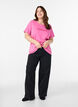 T-shirt with motif, Pink, Model image number 1
