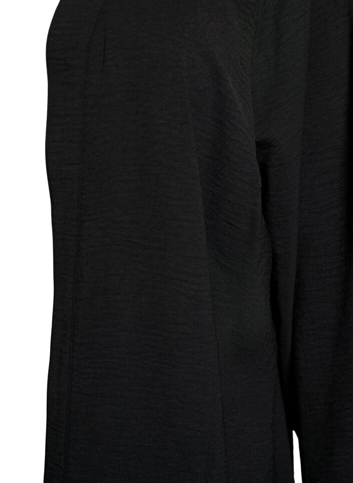 Kimono with 7/8 sleeves, Black, Packshot image number 2