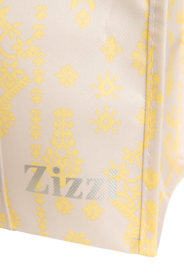 Shopping bag with zipper, Grey, Packshot image number 2