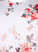 Floral viscose blouse with short sleeves, White AOP flower, Packshot image number 2