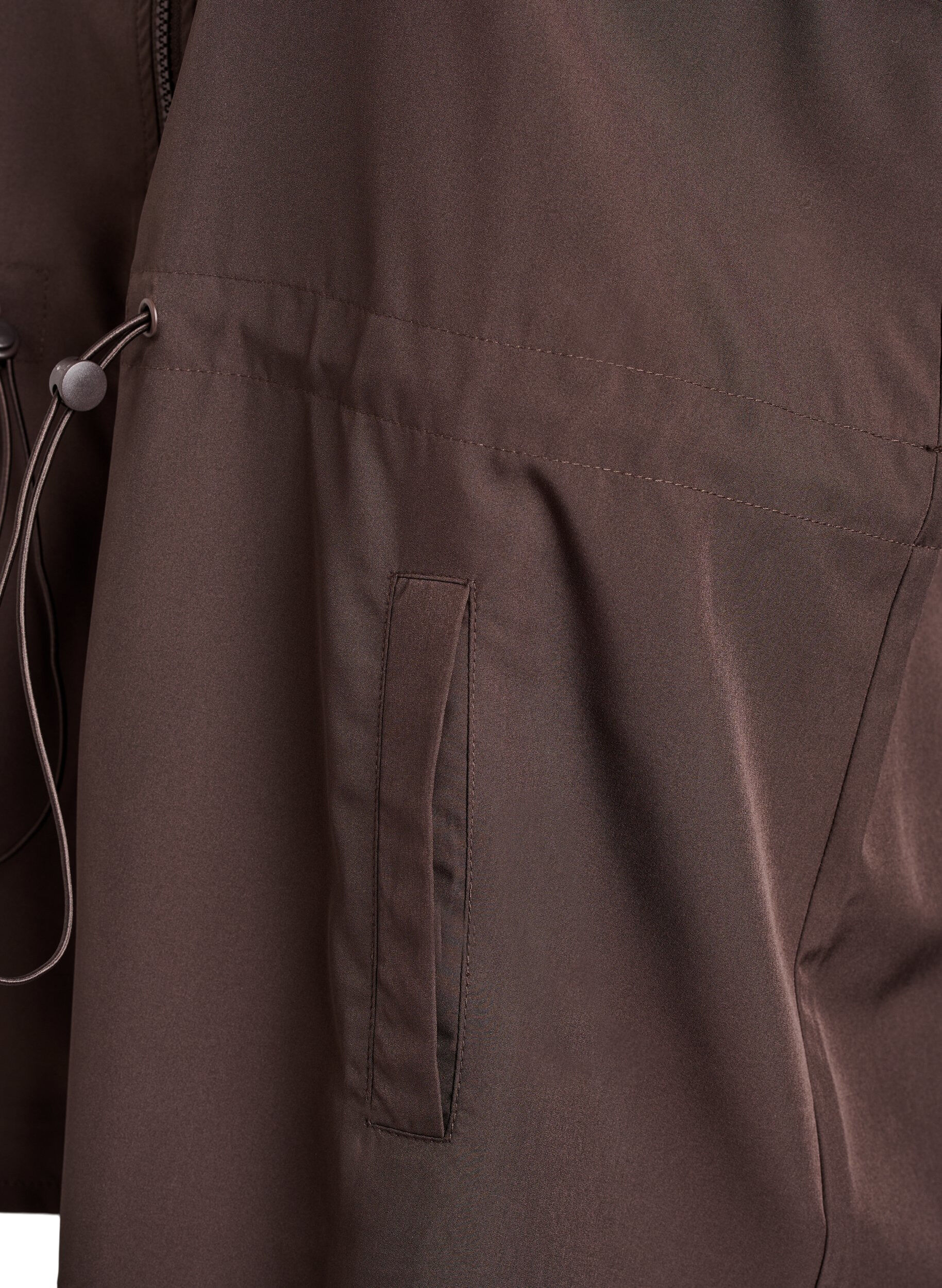 Zizzifashion Sleeveless vest with an elasticated waist, Brown, Packshot image number 3