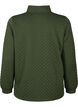 Quilted jumper with zip, Thyme, Packshot image number 1