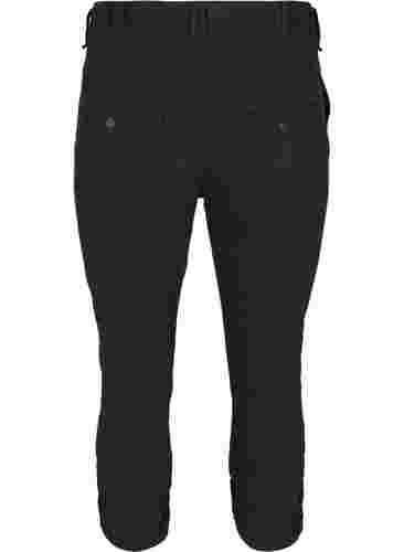 Close-fitting Nille capri jeans, Black, Packshot image number 1