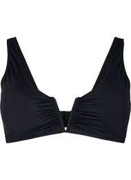 Bikini top with V-wire and removable pads, Black, Packshot
