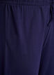 Cotton pyjama trousers with high waist, Blue, Packshot image number 2