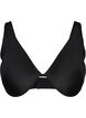 Slightly textured underwire bra, Black, Packshot image number 0