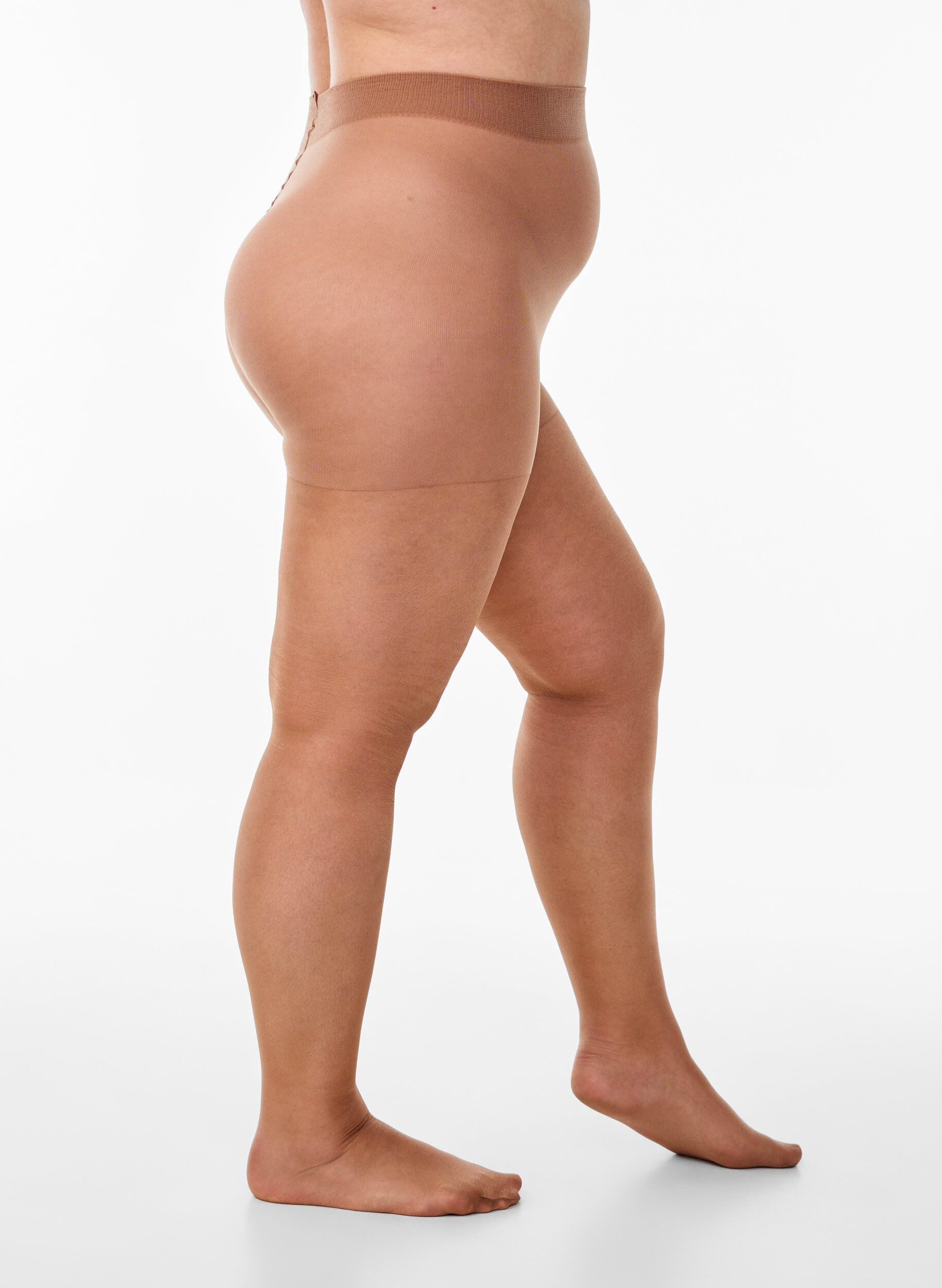 Shiny 30 denier suntan tights