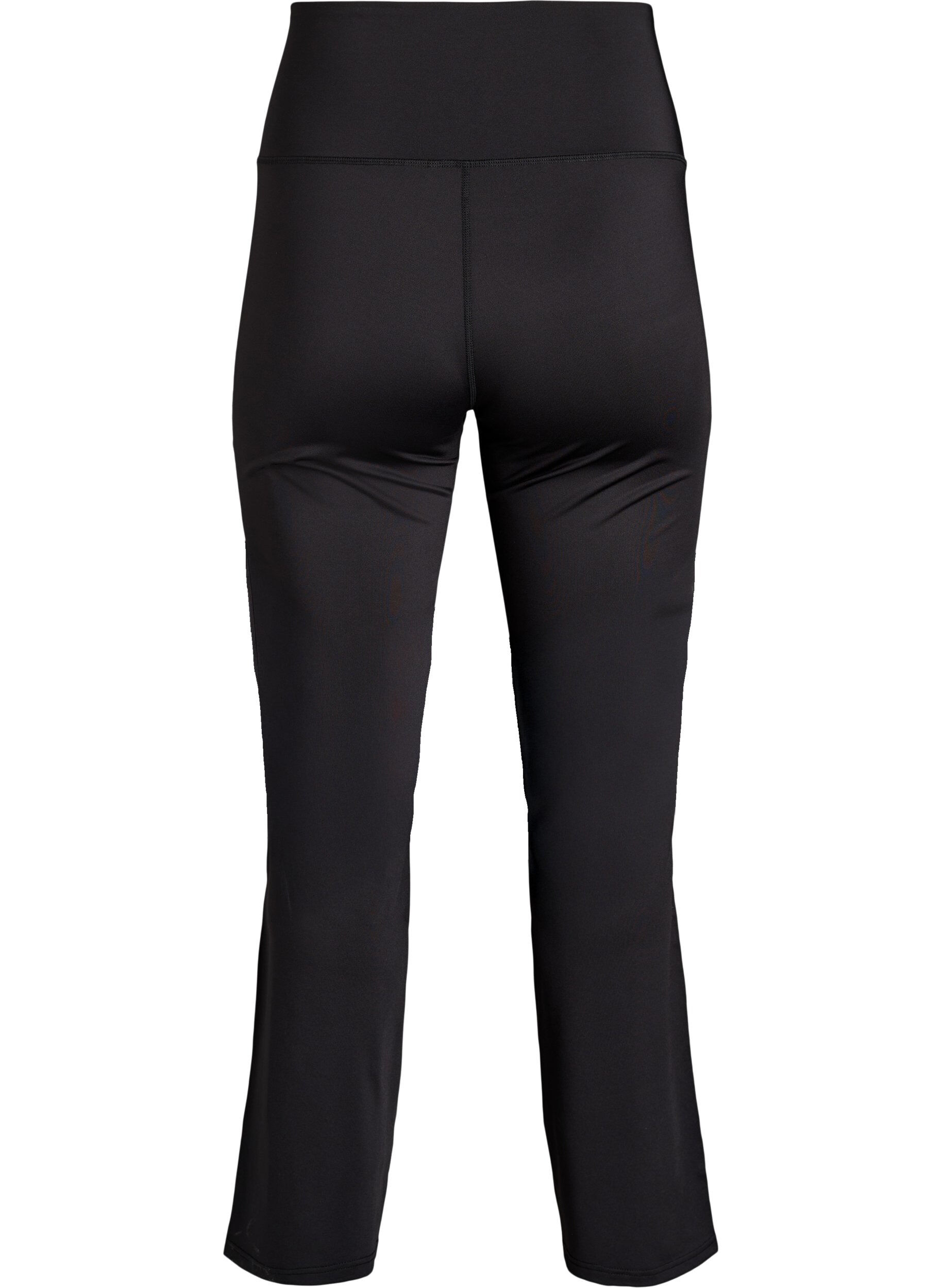 ZizzifashionFlared training trousers with high waist, Black, Packshot image number 1