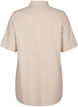 Striped tunic with buttons and chest pockets, Beige, Packshot image number 1
