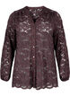 Lace shirt with A-shape, Fudge, Packshot image number 0