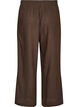 Wide-leg linen and viscose trousers, Brown, Packshot image number 1
