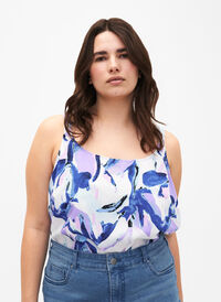 FLASH - Top with print, Snow White Flower, Model