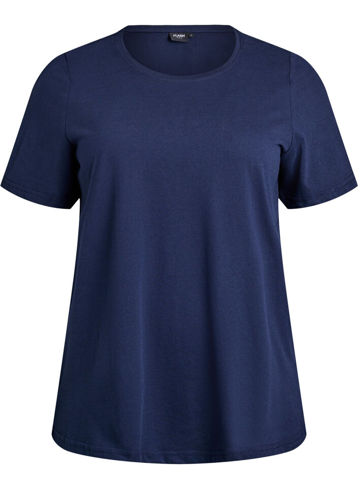 T-shirt with motif, Blue, Packshot image number 0