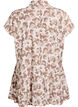 Leopard print tunic with short sleeves, White, Packshot image number 1