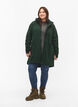 Softshell jacket with detachable hood, Green, Model image number 1