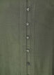 Viscose tunic with buttons and frill hem, Green, Packshot image number 2