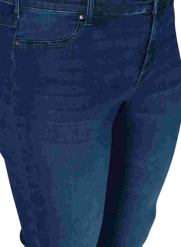 Jeggings in cotton blend, Dark blue denim, Packshot image number 2
