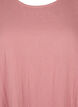 Cotton short-sleeved dress with a-line cut, Old Rose, Packshot image number 2