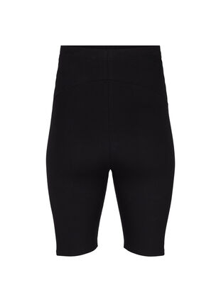 Close-fitting maternity shorts, Black, Packshot image number 1