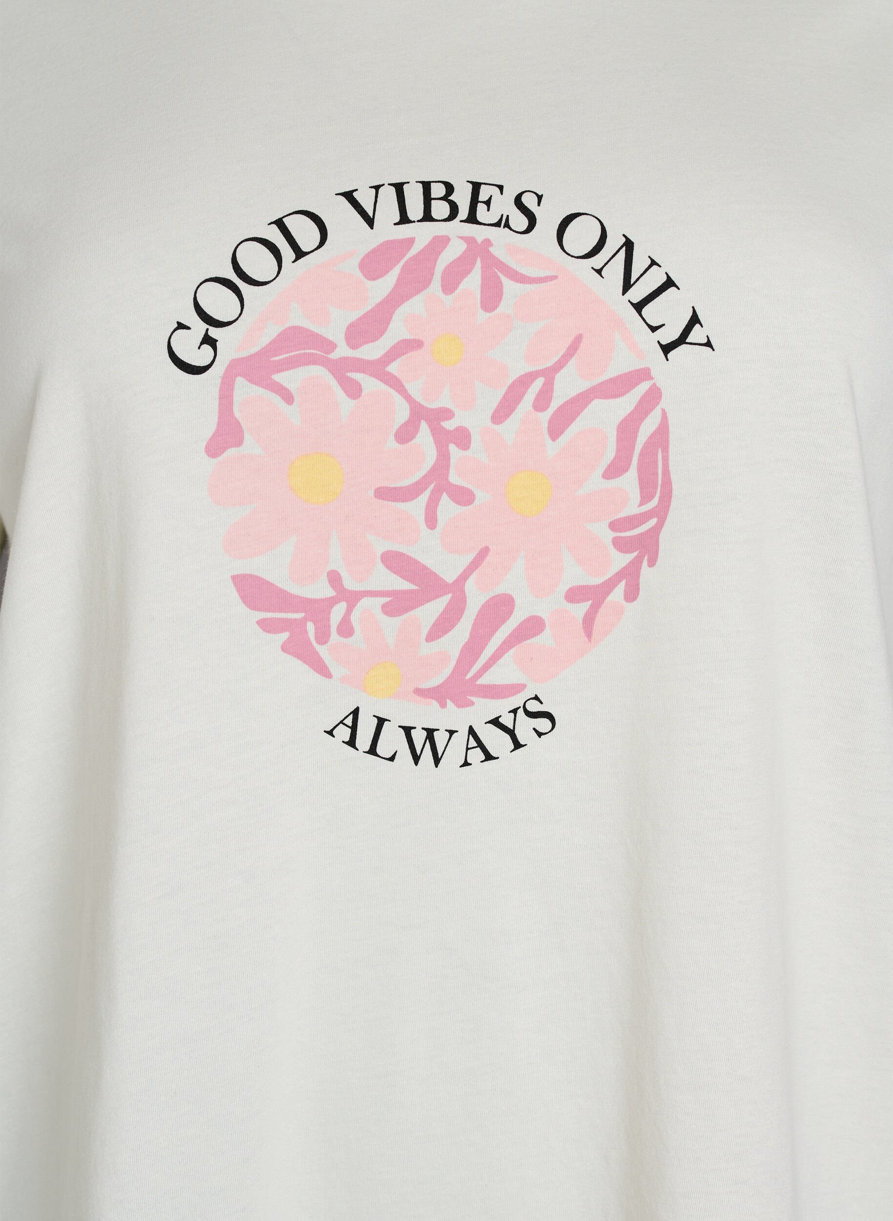 ZizzifashionT-shirt with motif, Vanilla, Packshot image number 2