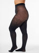 Textured tights, Black, Model image number 0