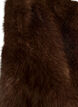 Short faux fur jacket with an open front, Brown, Packshot image number 3
