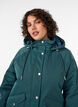 Padded parka with a detachable hood, Green, Model image number 3