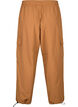 Cargo pants with adjustable elastic drawstring, Sand, Packshot image number 1