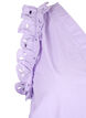 Sleeveless cotton top with ruffles, Purple, Packshot image number 3