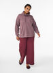 Sweatshirt with high collar and pockets, Red, Model image number 1