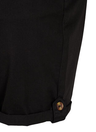 Chino shorts with pockets, Black, Packshot image number 3