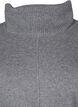 Poncho with high neck, Medium Grey Melange, Packshot image number 2