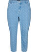 Mille mom fit jeans with print, Light blue denim, Packshot image number 0