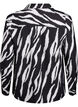 Zebra print shirt, Black, Packshot image number 1