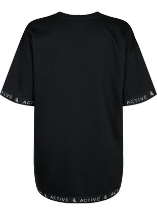 Sweatshirt with 1/2 sleeves, Black, Packshot image number 1